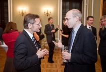 Dariusz Stola, prorektor Collegium Civitas oraz Jerzy Koźmiński Prezes Polsko-Amerykańskiej Fundacji Wolności